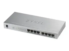 Zyxel GS1008HP - Switch - 8 x 10/100/1000 (PoE+) stasjon&#230;r, veggmonterbar - PoE+ (60 W)