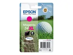 Epson 34XL - XL - magenta - original bl&#230;re med RF/lyd-alarm - blekkpatron - for WorkForce Pro WF-3720DWF, WF-3725DWF