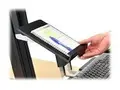 Ergotron WorkFit-S Tablet/Document Holder Monteringskomponent (holder) - for nettbrett - plastikk - svart - for WorkFit-S Dual Sit-Stand Workstation, LCD &amp; Laptop Sit-Stand Workstation