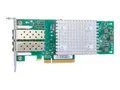 HPE StoreFabric SN1600Q 32Gb Dual Port - Vertbussadapter PCIe 3.0 x8 lav profil - 32Gb Fibre Channel x 2 - for ProLiant DL325 Gen10, XL170r Gen10, XL190r Gen10, XL270d Gen10; SimpliVity 380 Gen10