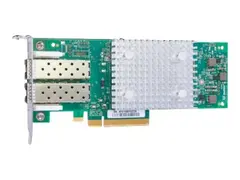 HPE StoreFabric SN1600Q 32Gb Dual Port - Vertbussadapter PCIe 3.0 x8 lav profil - 32Gb Fibre Channel x 2 - for ProLiant DL325 Gen10, XL170r Gen10, XL190r Gen10, XL270d Gen10; SimpliVity 380 Gen10