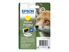 Epson T1284 - M-st&#248;rrelse - gul original - bl&#230;re med RF/lyd-alarm - blekkpatron - for Stylus S22, SX230, SX235, SX420, SX430, SX435, SX438, SX440, SX445; Stylus Office BX305