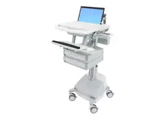 ERGOTRON styleview cart laptop 4 drawers SLA powered