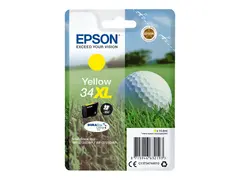 Epson 34XL - 10.8 ml - XL - gul original - bl&#230;re med RF/lyd-alarm - blekkpatron - for WorkForce Pro WF-3720DWF, WF-3725DWF