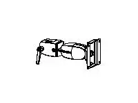 Ergotron - Monteringskomponent (dobbel klemmesvingtapp) for LCD-skjerm - svart - skjermst&#248;rrelse: inntil 30&quot; - for Flat Panel Monitor ARMS DS100 Series