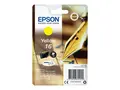 Epson 16 - 3.1 ml - gul - original blekkpatron - for WorkForce WF-2010, WF-2510, WF-2520, WF-2530, WF-2540, WF-2630, WF-2650, WF-2660, WF-2750