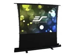 Elite Screens ezCinema Tab-Tension Series Projeksjonsskjerm med gulvstativ - st&#229;r p&#229; gulv - 92&quot; (234 cm) - 16:9 - Matte White, MaxWhite 2 - svart