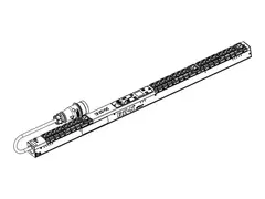Eaton ePDU G3 Metered Input - Str&#248;mfordelerenhet (kan monteres i rack) AC 400 V - 3-faset - Ethernet 10/100, RS-232 - inngang: IEC 60309 16A - utgangskontakter: 24 (3 x IEC 60320 C19, 21 x IEC 60320 C13) - 24U - 3 m kabel