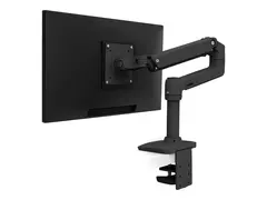 Ergotron LX - Monteringssett (leddarm, skrivebordsklemmemontering, kausemontering, 8&quot;-stang) Patented Constant Force Technology - for LCD-skjerm - aluminium - matt svart - skjermst&#248;rrelse: inntil 34&quot;