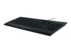 Logitech Corded K280e - Tastatur - USB - US International