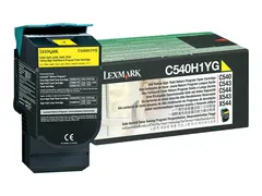 Lexmark - H&#248;y ytelse - gul - original tonerpatron LCCP, LRP - for Lexmark C540, C543, C544, C546, X543, X544, X546, X548