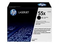 HP 55X - H&#248;y ytelse - svart - original - LaserJet tonerpatron (CE255X) - for LaserJet Enterprise MFP M525; LaserJet Enterprise Flow MFP M525; LaserJet Managed MFP M525