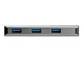 StarTech.com 3 Port 10Gbps USB C Hub with SD Card Reader, 3x USB-A &amp; 1x SD Slot, Portable USB 3.1/3.2 Gen 2 Type C Adapter Hub, Laptop Hub, USB Bus Powered, Thunderbolt 3 Compatible Windows/macOS/Linux (HB31C3ASDMB) - Hub - 1 x USB-C + 3 x USB 3.1 - stasjon&#230;r - for P/N: PEXUSB321C