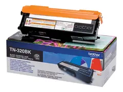 Brother TN320BK - Svart - original tonerpatron - for Brother DCP-9055, DCP-9270, HL-4140, HL-4150, HL-4570, MFC-9460, MFC-9465, MFC-9970