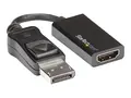 StarTech.com DisplayPort to HDMI Adapter DP to HDMI - 4K 60Hz (DP2HD4K60S) - Videokonverter - DisplayPort - HDMI - for P/N: DK30C2DAGPD, TB32DP14, TB32DP2T, TB3DK2DHV, TB3DK2DHVUE