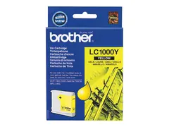 Brother LC1000Y - Gul - original - blekkpatron for Brother DCP-350, 353, 357, 560, 750, 770, MFC-3360, 465, 5460, 5860, 660, 680, 845, 885