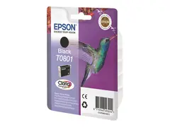 Epson T0801 - 7.4 ml - svart - original blister - blekkpatron - for Stylus Photo P50, PX650, PX660, PX700, PX710, PX720, PX730, PX800, PX810, PX820, PX830