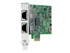 HPE 332T - Nettverksadapter - PCIe 2.0 lav profil Gigabit Ethernet x 2 - for ProLiant DL360 Gen10, DL388p Gen8