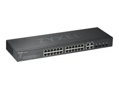 Zyxel GS1920-24v2 - Switch - smart - 24 x 10/100/1000 + 4 x kombo-Gigabit SFP rackmonterbar