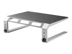 StarTech.com Monitor Riser Stand For up to 32&quot; Monitor - Height Adjustable - Computer Monitor Riser - Steel and Aluminum (MONSTND) - Stativ - for Skjerm - aluminium, st&#229;l - skjermst&#248;rrelse: 32&quot; - skrivebord