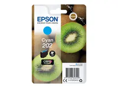 Epson 202 - 4.1 ml - cyan - original bl&#230;re med RF/lyd-alarm - blekkpatron - for Expression Premium XP-6000, XP-6005