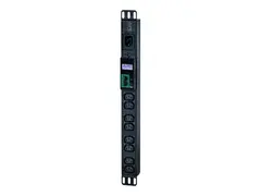 APC Easy Metered Rack PDU EPDU1016M - Str&#248;mfordelerenhet (kan monteres i rack) AC 200/208/230 V - 3680 VA - Ethernet - inngang: IEC 60320 C20 - utgangskontakter: 8 (power IEC 60320 C13) - 1U - 2.5 m kabel - svart - for P/N: AR106V, SCL400RMJ1U, SCL500RMI1UC, SCL500RMI1UNC, SMTL1000RMI2UC, SMTL750RMI2UC