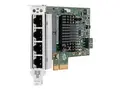 HPE 366T - Nettverksadapter - PCIe 2.1 x4 lav profil Gigabit Ethernet x 4 - for Edgeline e920; ProLiant DL360 Gen10