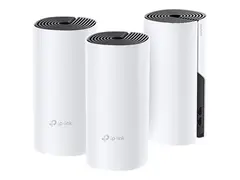 TP-Link Deco P9 - Wi-Fi-system (3 rutere) inntil 6000 kvadratfot - 1GbE - Wi-Fi 5 - Bluetooth - Dobbeltb&#229;nd