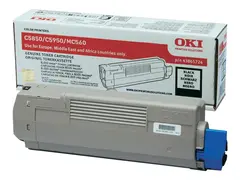 OKI - Svart - original - tonerpatron for OKI MC560dn, MC560n; C5850dn, 5850n, 5950cdtn, 5950dn, 5950dtn, 5950n