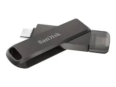 SanDisk iXpand Luxe - USB-flashstasjon - 64 GB USB-C / Lightning