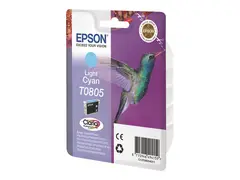 Epson T0805 - 7.4 ml - lys cyan - original blister - blekkpatron - for Stylus Photo P50, PX650, PX660, PX700, PX710, PX720, PX730, PX800, PX810, PX820, PX830