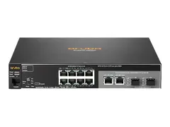 HPE Aruba 2530-8 - Switch - Styrt 8 x 10/100 + 2 x kombo-Gigabit SFP - stasjon&#230;r, rackmonterbar, veggmonterbar