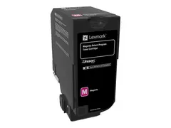 Lexmark - Magenta - original - tonerpatron LCCP, LRP for Lexmark CS720de, CS720dte, CS725de, CS725dte, CX725de, CX725dhe, CX725dthe