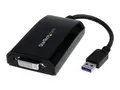 StarTech.com USB 3.0 to DVI / VGA Adapter 2048x1152 - External Video &amp; Graphics Card - Dual Monitor Display Adapter Cable - Supports Mac &amp; Windows (USB32DVIPRO) - USB / DVI-adapter - USB-type A (hann) til DVI-I (hunn) - USB 3.0 - 15.2 cm - 2048 x 1152 st&#248;tte - svart - for P/N: DVIDDMM10, DVIDDMM6, DVIDSMM10, DVIMM6, DVISPL1DD, HDDVIMM3, HDMIDVIMM10, HDMIDVIMM6