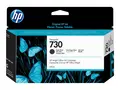 HP 730 - 130 ml - matt svart - original DesignJet - blekkpatron - for DesignJet SD Pro MFP, T1600, T1600dr, T1700, T1700dr, T1708, T1708dr, T2600, T2600dr