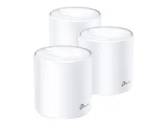 TP-Link Deco X60 - Wi-Fi-system (3 rutere) 1GbE - Wi-Fi 6 - Dobbeltb&#229;nd