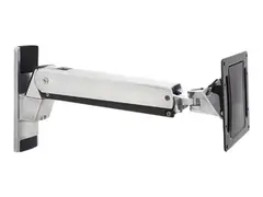 Ergotron Interactive Arm VHD - Monteringssett (leddarm, VESA-adapter, veggmonteringsbrakett) Konstant kraftteknologi - for LCD-skjerm - aluminium - sort trim, polert aluminium - skjermst&#248;rrelse: 40&quot;-63&quot;