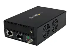 StarTech.com 10 Gigabit Ethernet Copper-to-Fiber Media Converter Open SFP+ - Managed - 10G Ethernet Media Converter (ET10GSFP) - fibermedieomformer - 10GbE