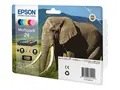 Epson 24 Multipack - 6-pack - svart, gul, cyan, magenta, lys magenta, lys cyan original - blekkpatron - for Expression Photo XP-55, XP-750, XP-760, XP-850, XP-860, XP-950, XP-960, XP-970