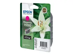 Epson T0593 - 13 ml - magenta - original blister - blekkpatron - for Stylus Photo R2400