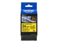 Brother TZe-SL651 - Selv-adhesiv svart p&#229; gult - Rull (2,4 cm x 8 m) 1 kassett(er) laminert teip - for P-Touch PT-D800W, PT-E550WSP, PT-E550WVP, PT-P900W, PT-P950NW