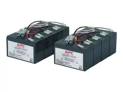 APC Replacement Battery Cartridge #12 UPS-batteri - 2 x batteri - blysyre - svart - for P/N: DL5000RMT5U, SU3000R3IX160, SU5000R5TBX114, SU5000R5TBXFMR, SU5000R5XLT-TF3