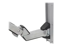 Ergotron StyleView Sit-Stand Combo Extender Short - monteringskomponent (forlengerarm, veggsporsglider, armdeksel) - polert aluminium, kvalitetsplast - s&#248;lv