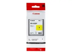 Canon PFI-030Y - 55 ml - gul - original blekkbeholder - for imagePROGRAF TA-20, TA-20 MFP L24ei, TA-30, TA-30 MFP L36ei