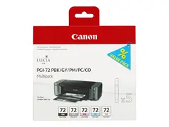 Canon PGI-72 PBK/GY/PM/PC/CO Multipack - 5-pack gr&#229;, fotosort, fotocyan, fotomagenta, kromaoptimerer - original - blekkbeholder - for PIXMA PRO-10, PRO-10S; PIXUS PRO-10