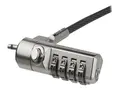 STARTECH.COM Laptop Cable Lock - Swive Hinge - 2 m Steel Cable - 4-Digit Combin