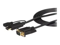 StarTech.com HDMI to VGA Cable 10 ft / 3m - 1080p - 1920 x 1200 - Active HDMI Cable - Monitor Cable - Computer Cable (HD2VGAMM10) - adapterkabel - HDMI / VGA - 3 m