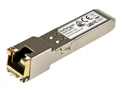 StarTech.com Juniper SFP-1GE-T Compatible SFP Module, 1000BASE-T, SFP to RJ45 (Copper) Cat6/Cat5e, 1GE Gigabit Ethernet SFP, RJ-45 (Copper) 100m, 1Gbps Mini GBIC Transceiver SFP Module Lifetime Warranty (SFP1GETST) - SFP (mini-GBIC) transceivermodul (tilsvarer: Juniper EX-SFP-1GE-T) - 1GbE - 10Base-T, 100Base-TX, 1000Base-T - RJ-45 - opp til 100 m