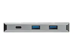 StarTech.com 4 Port USB C Hub (10Gbps) to 3x USB-A &amp; 1x USB-C, 100W Power Delivery Passthrough Charging, Compact/Portable USB 3.1 Gen 2/USB 3.2 Gen 2 Type C Laptop Adapter, Works w/ TB3 Windows/macOS/Linux - Hub - 1 x USB-C + 3 x USB 3.1 - stasjon&#230;r - for P/N: PEXUSB321C