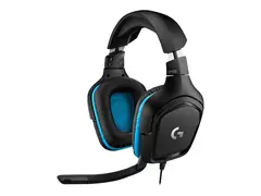 Logitech Gaming Headset G432 - Hodesett 7,1-kanals - full st&#248;rrelse - kablet - USB, 3,5 mm jakk - svart